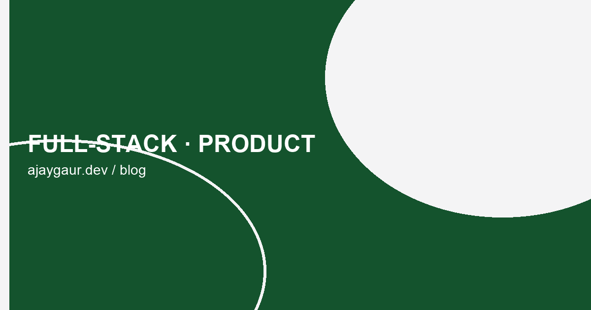 Cover art for EventRent full-stack product notes
