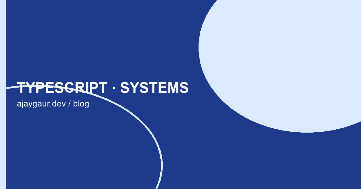 Cover art for TypeScript AI frontend patterns